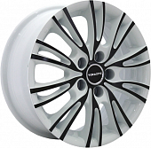 Диск R15х6 5*105 EТ39 d56.6 TG RACING LZ748 White+Black