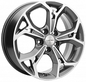 Диск R17х7 5*114,3 ET37 d66.5 Khomen Wheels KHW1702 (Jolion) Gray