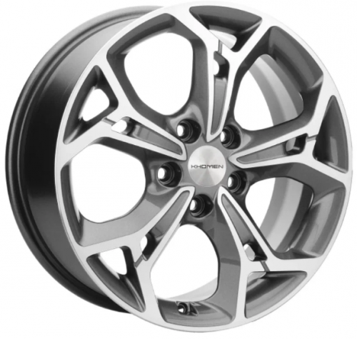 Диск R17х7 5*114,3 ET37 d66.5 Khomen Wheels KHW1702 (Jolion) Gray