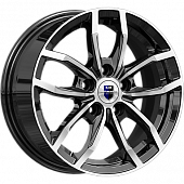 Диск R15х6,5 5*100 ET38 d57.1 КиК Фрост (КС1048) Алмаз черный